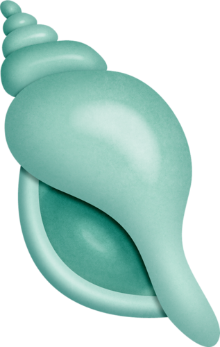 Clipart of long coiled smooth nail shell